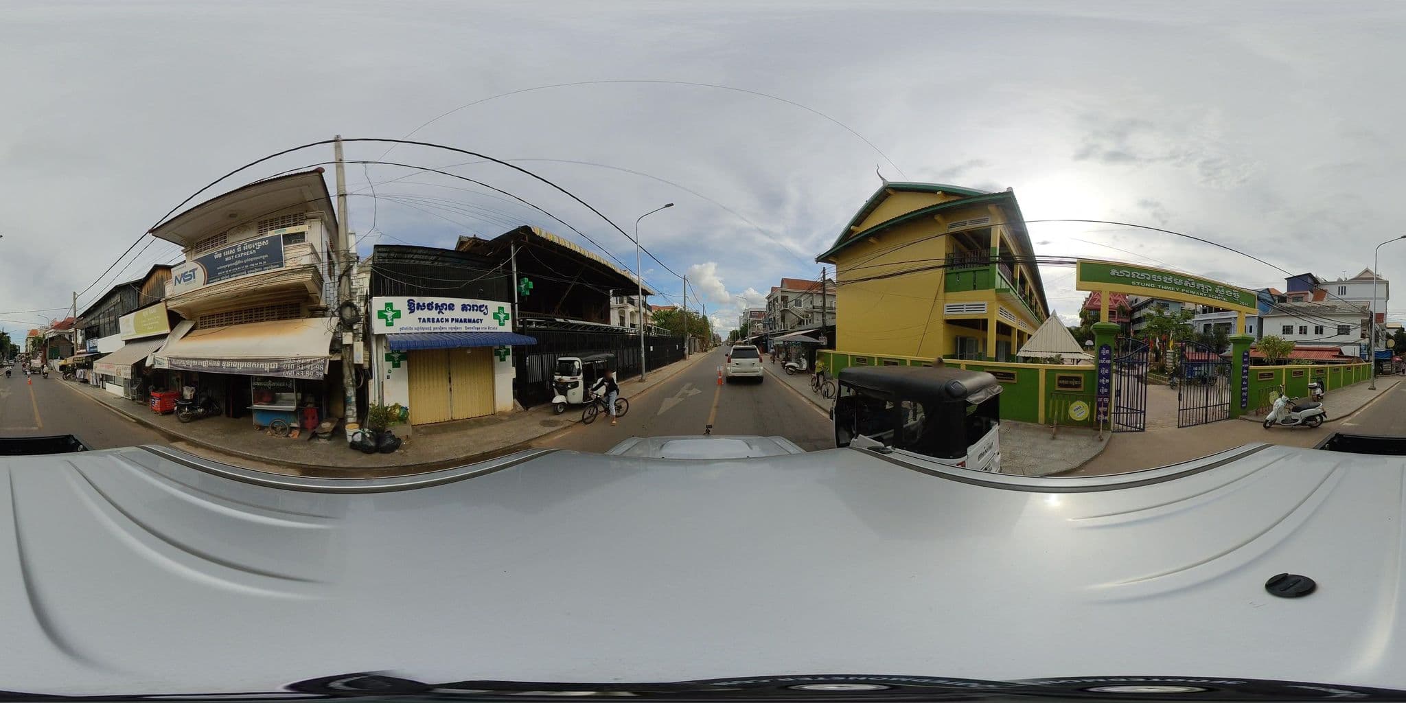 Street view near Tareach Angkor Villa, Siem Reap — © ThailandCambodia (CC BY-SA · Mapillary)