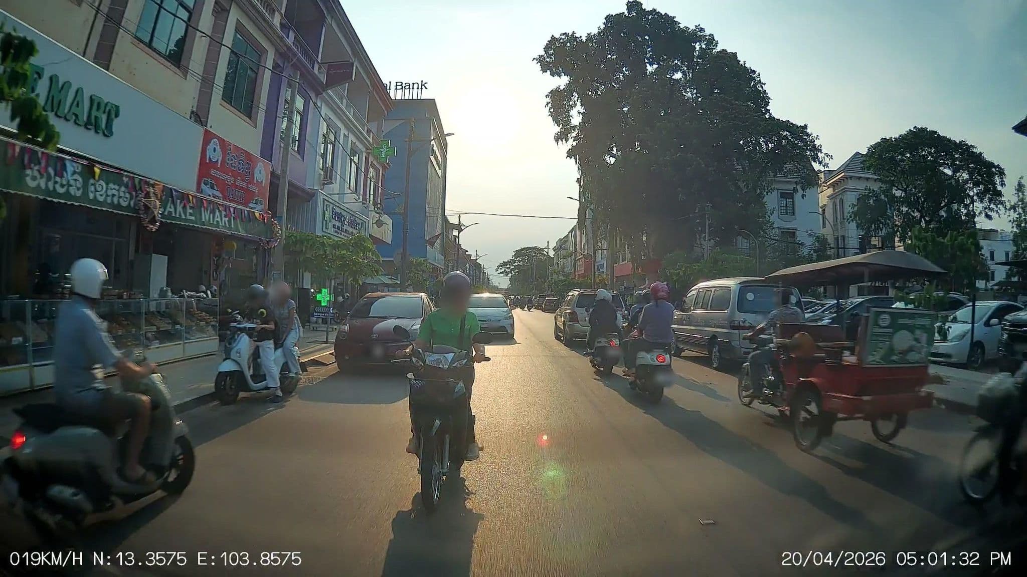 Street view near Room 208, Siem Reap — © ThailandCambodia (CC BY-SA · Mapillary)