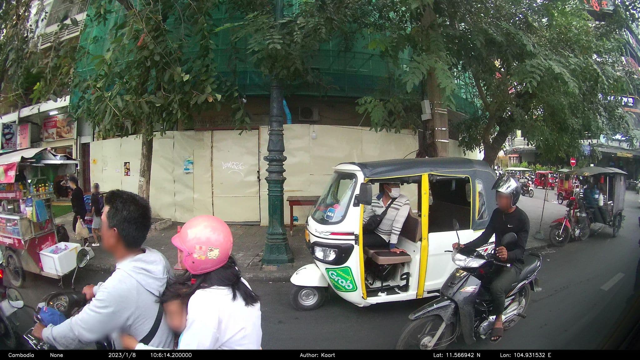 Street view near Grand River Boutique Hotel, Phnom Penh — © kaart_2 (CC BY-SA · Mapillary)