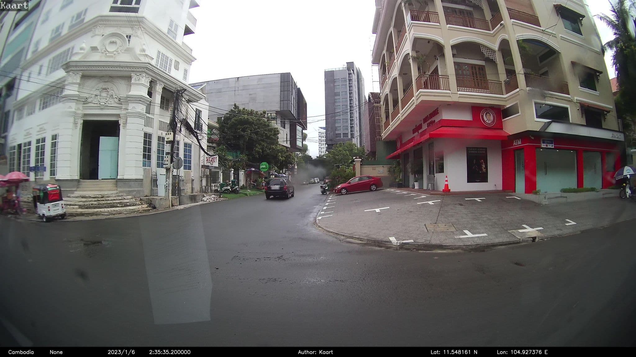 Street view near Bbii TEL Boutique Hotel, Phnom Penh — © kaart_2 (CC BY-SA · Mapillary)