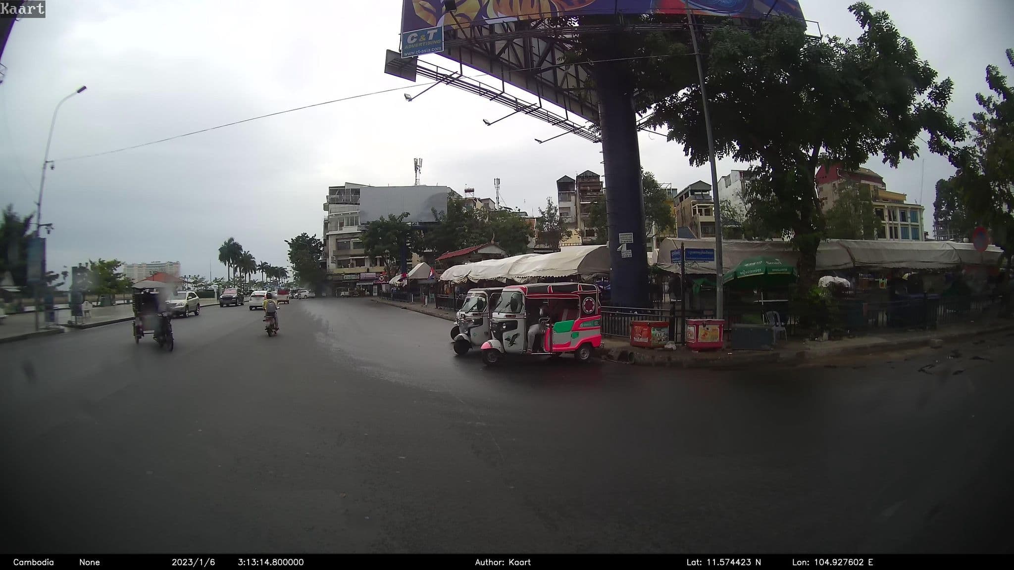 Street view near Phnom Penh , Combodia, Phnom Penh — © kaart_2 (CC BY-SA · Mapillary)