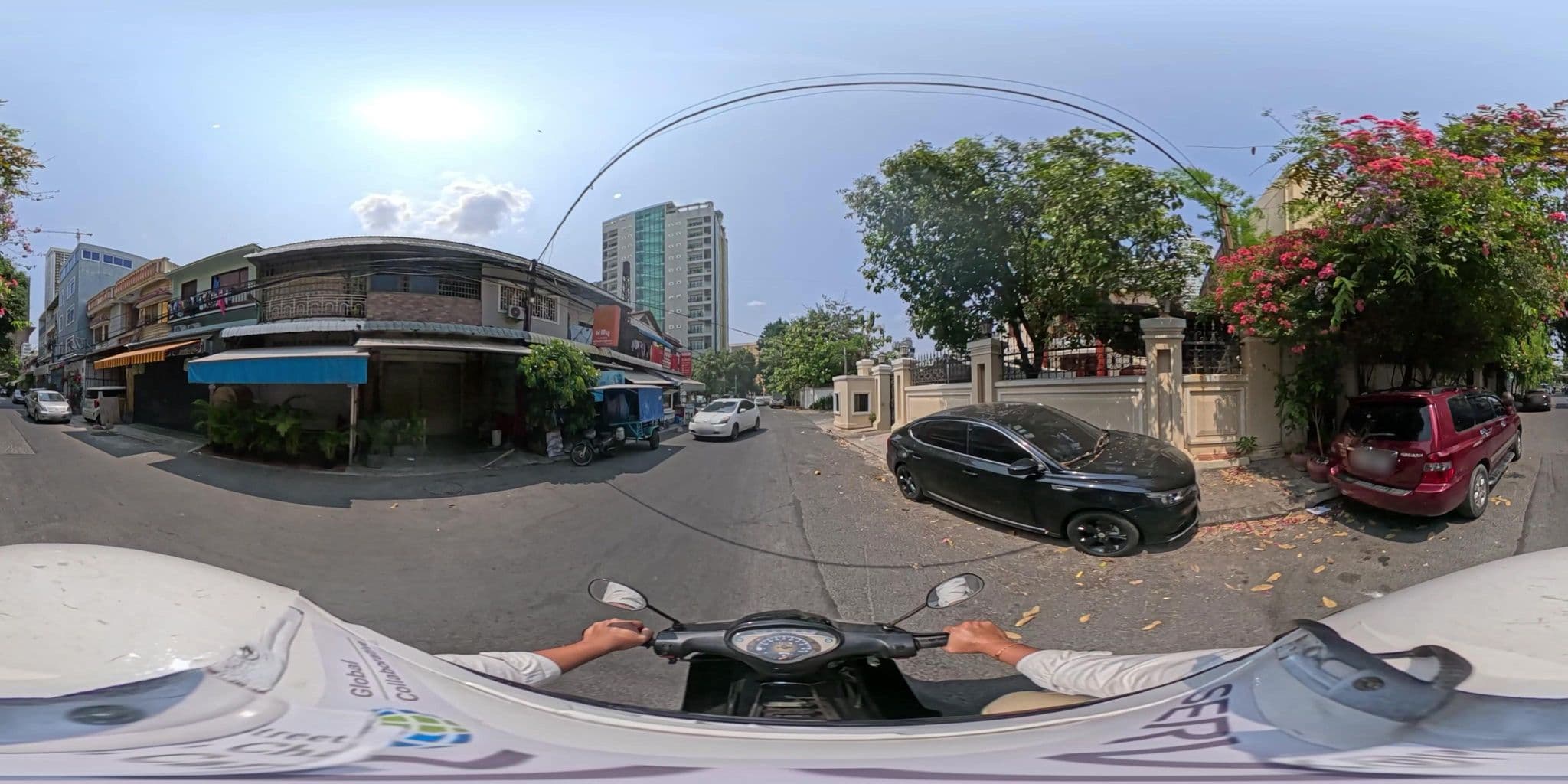Street view near House Boutique Hotel, Phnom Penh — © vteck (CC BY-SA · Mapillary)