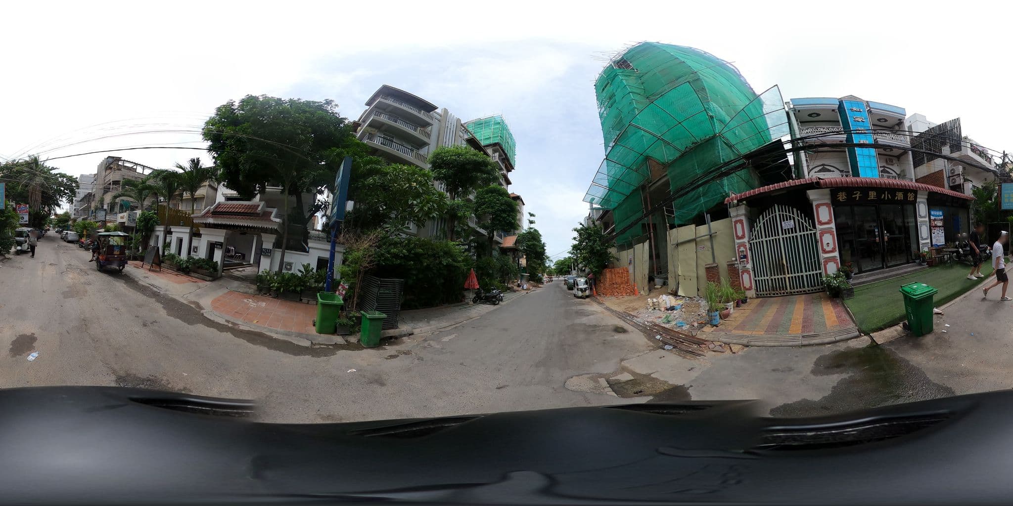 Street view near Sweet Home Guest House, Phnom Penh — © arunatech (CC BY-SA · Mapillary)