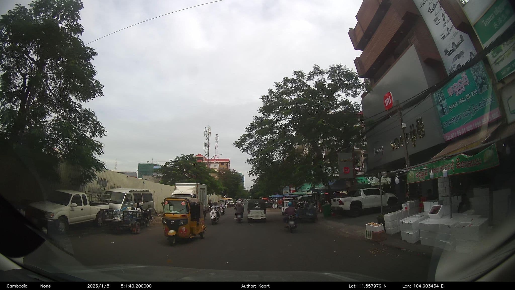 Street view near The Sinh Tourist, Tuŏl Tumpung — © kaart_2 (CC BY-SA · Mapillary)