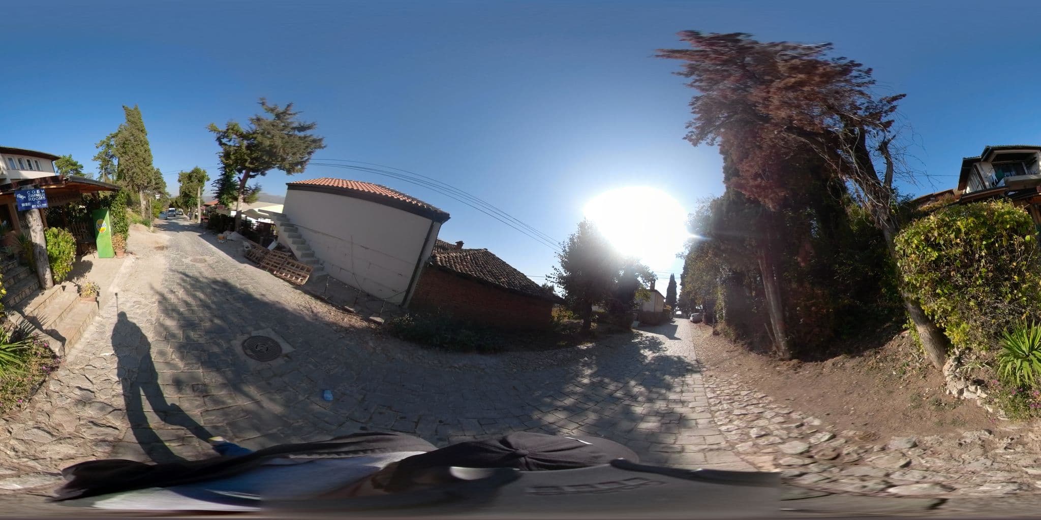 Street view near Chardak Apartments, Ohrid — © akyrkou (CC BY-SA · Mapillary)