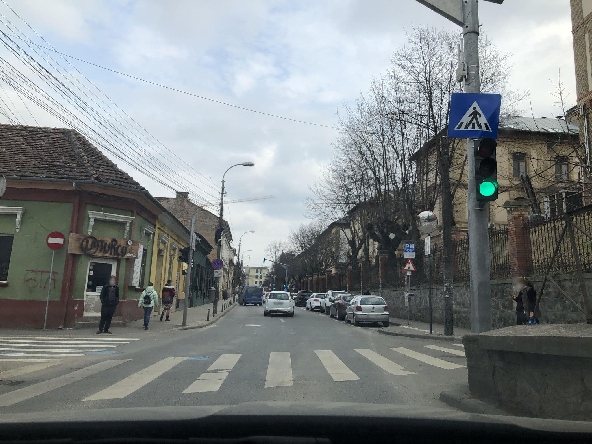Street view near Pensiunea Heltai, Cluj-Napoca