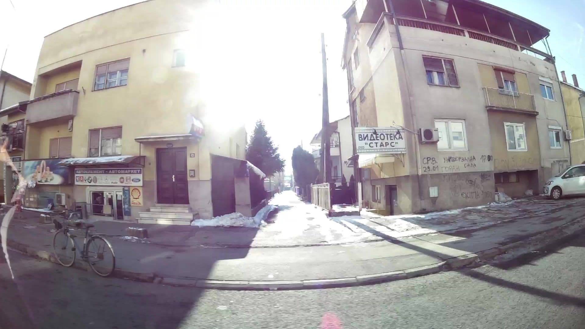 Street view near Hostel VIP, Gjorče Petro — © kaartcam (CC BY-SA · Mapillary)