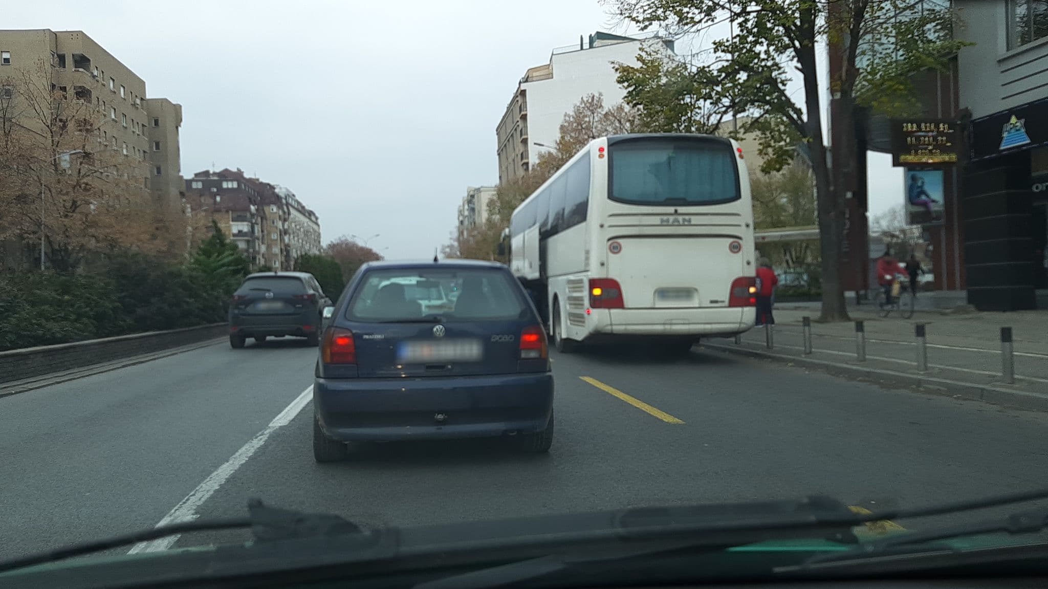 Street view near Skopje VIP Apartments, Skopje — © hristijang (CC BY-SA · Mapillary)