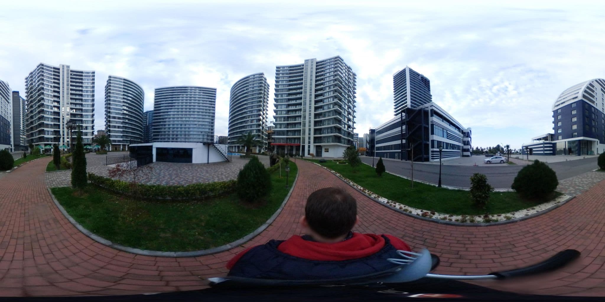Street view near White Sails Residental Hotel, Batumi — © emptychild (CC BY-SA · Mapillary)