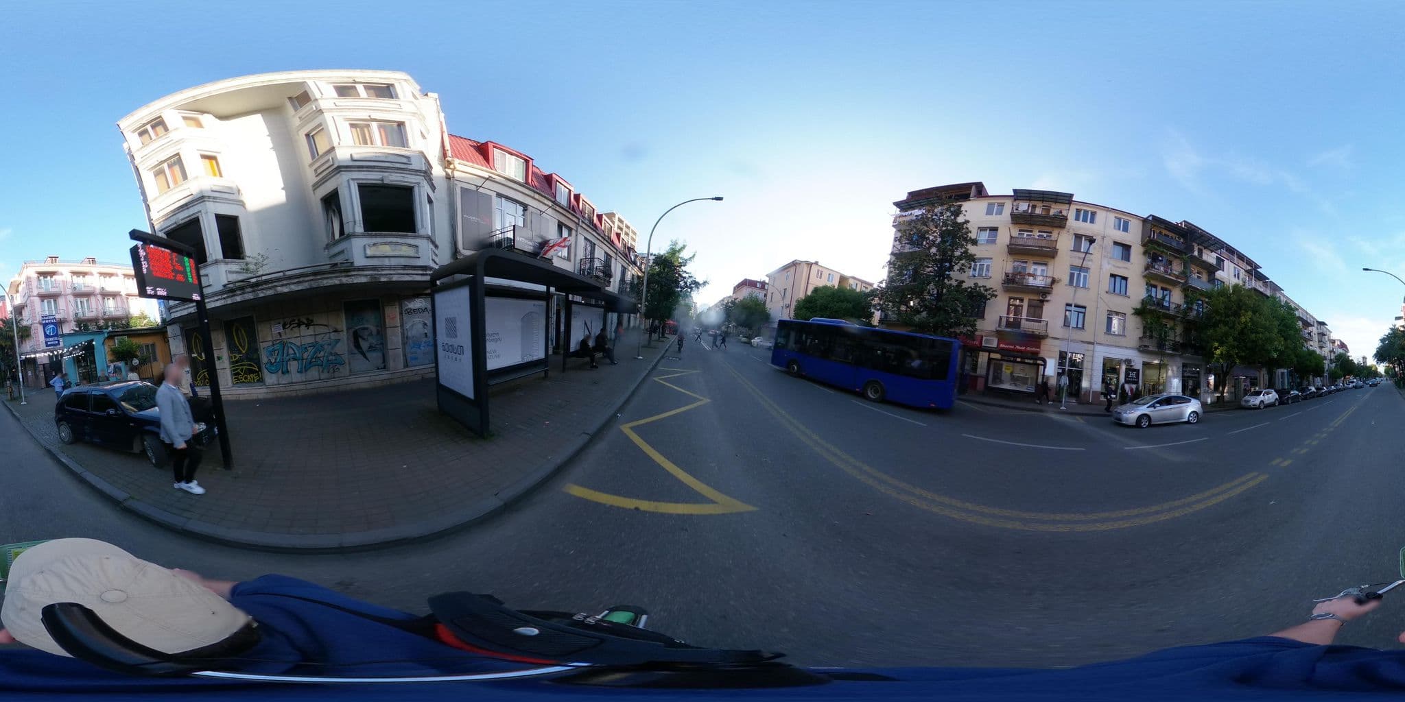 Street view near Tsereteli Hotel Batumi, Batumi — © emptychild (CC BY-SA · Mapillary)