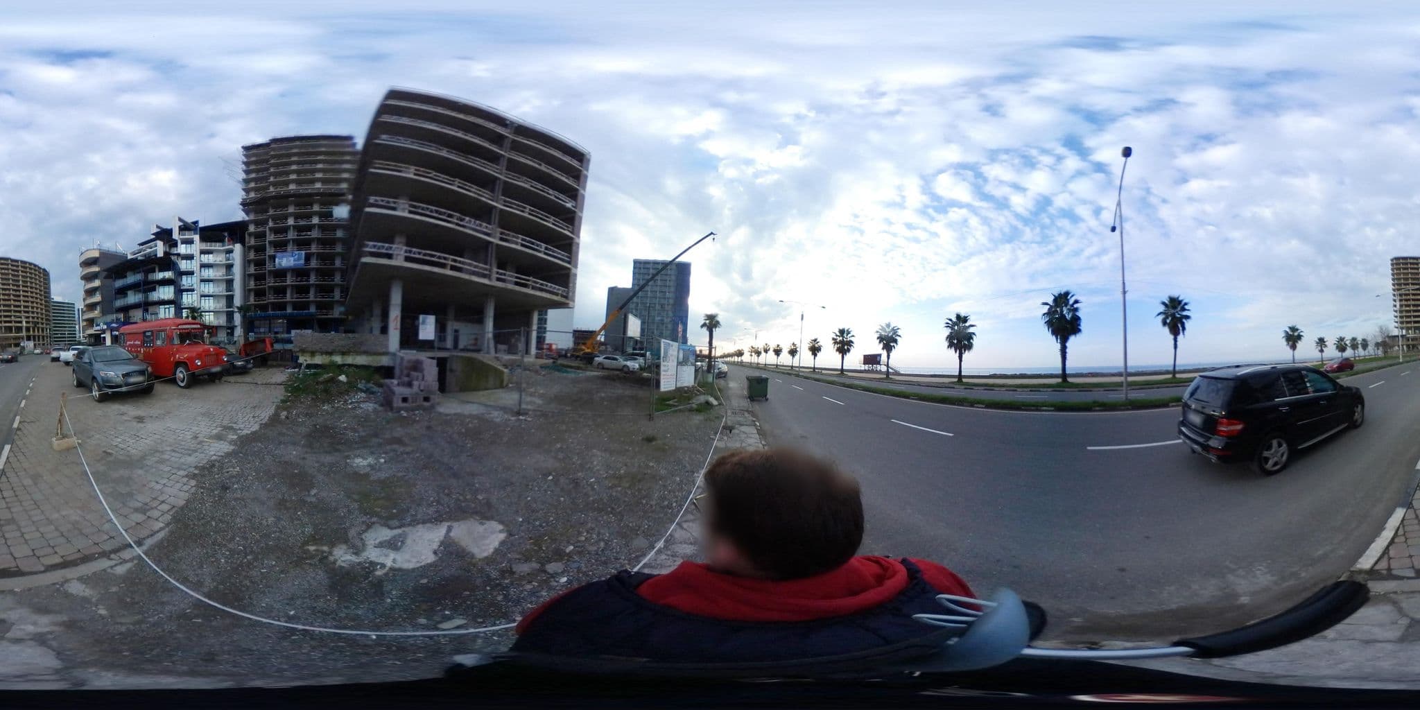 Street view near Palm Hotel, Batumi — © emptychild (CC BY-SA · Mapillary)