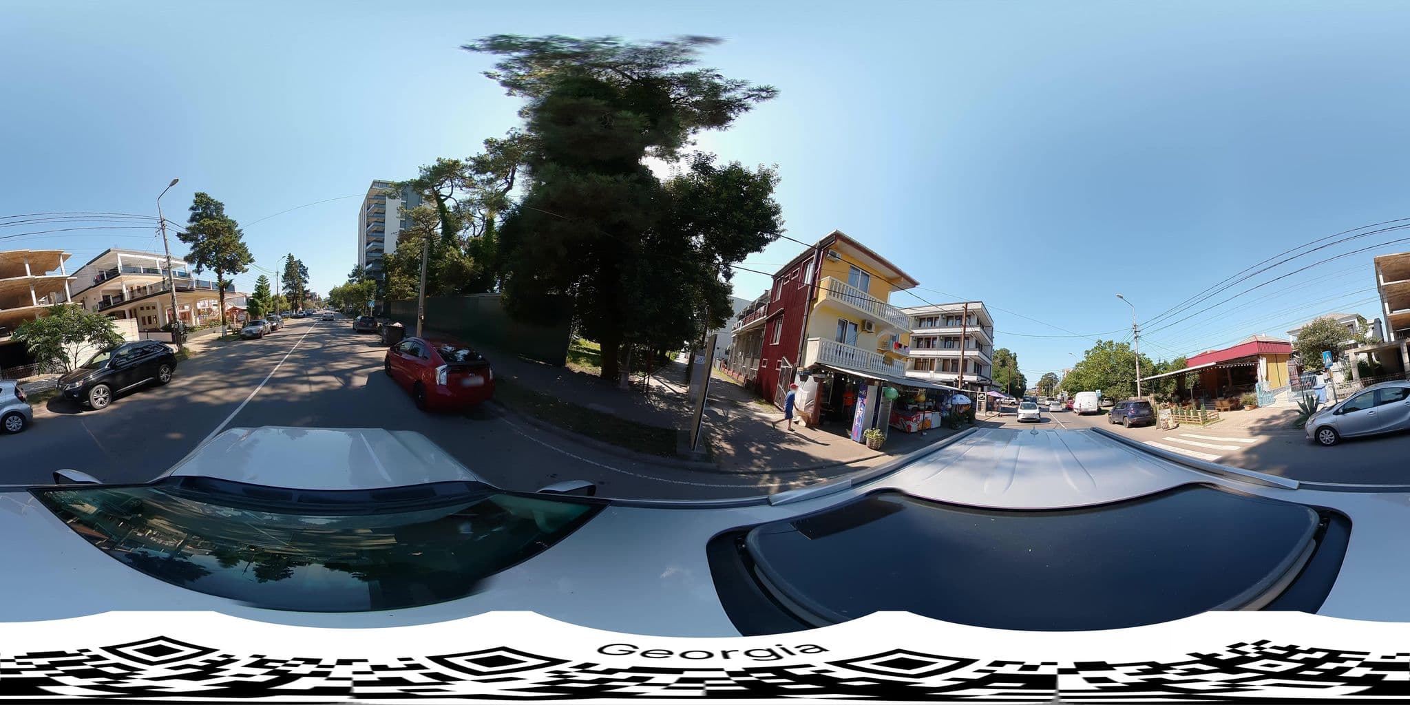 Street view near Black And White Hotel, Kobuleti — © bumbeishvili (CC BY-SA · Mapillary)
