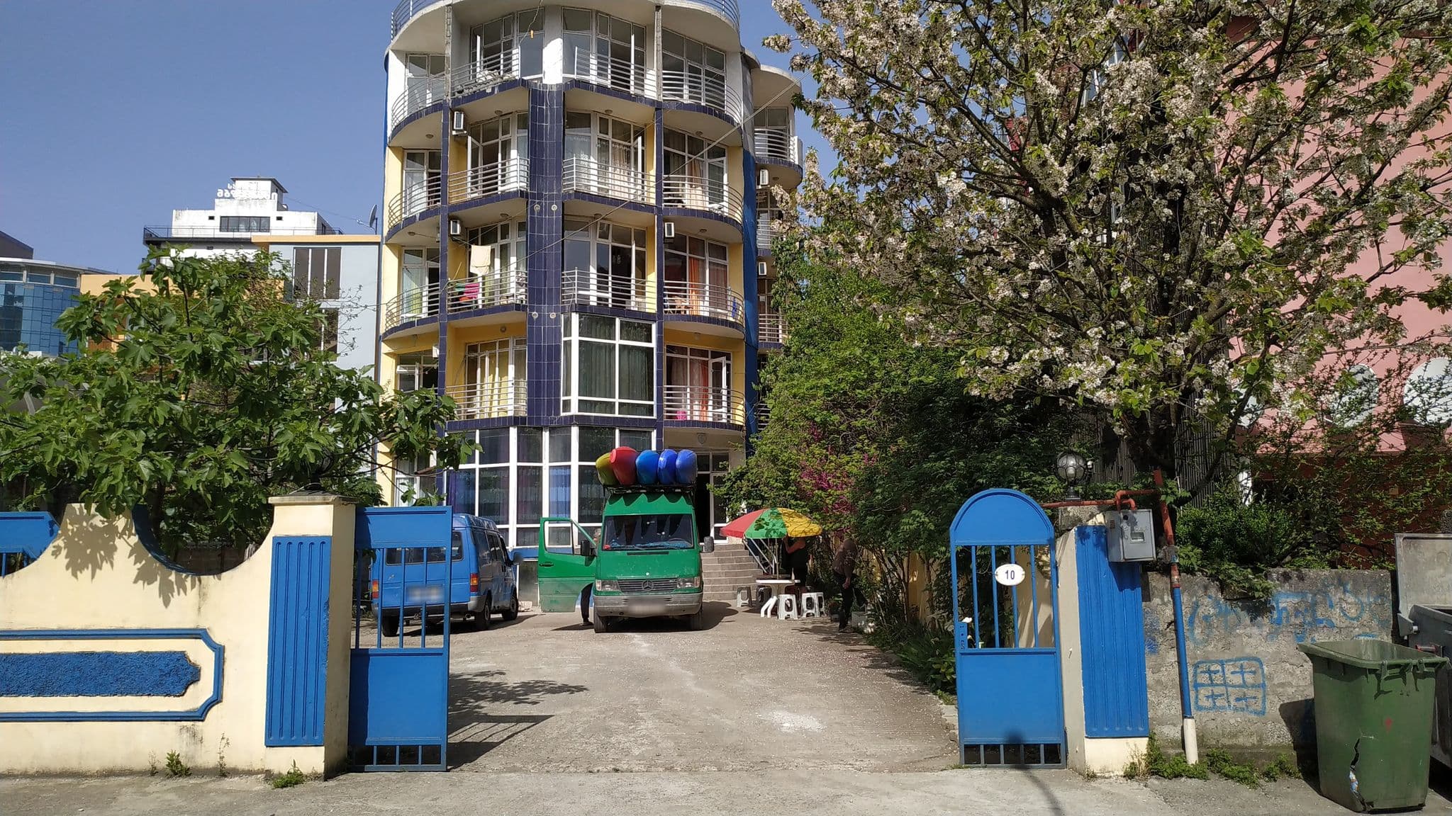 Street view near Hotel Khomaldi ხომალდი, Batumi — © miroff (CC BY-SA · Mapillary)