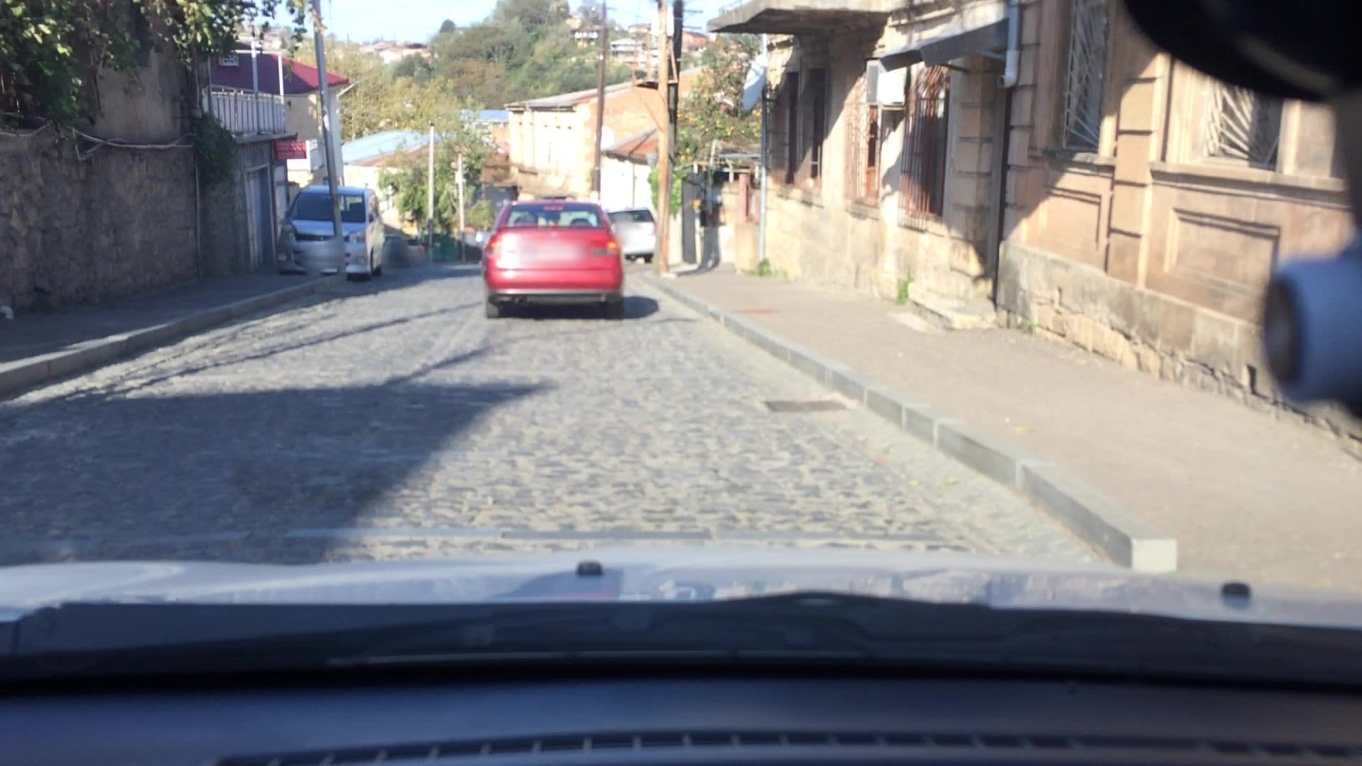 Street view near Black Tomato | შავი პომიდორო, Kutaisi — © lvl5 (CC BY-SA · Mapillary)
