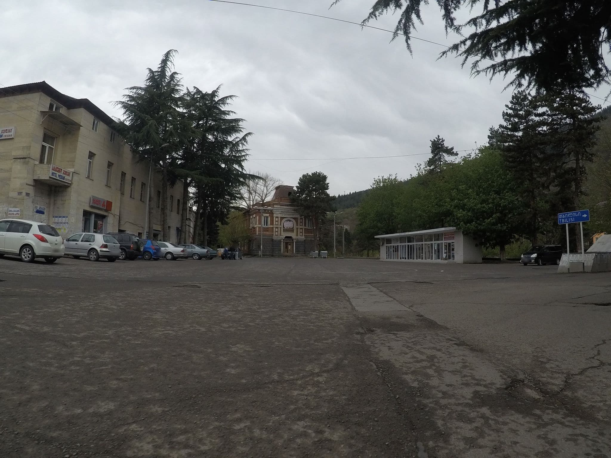 Street view near Meidani Hotel, Borjomi — © chrisbeddow (CC BY-SA · Mapillary)