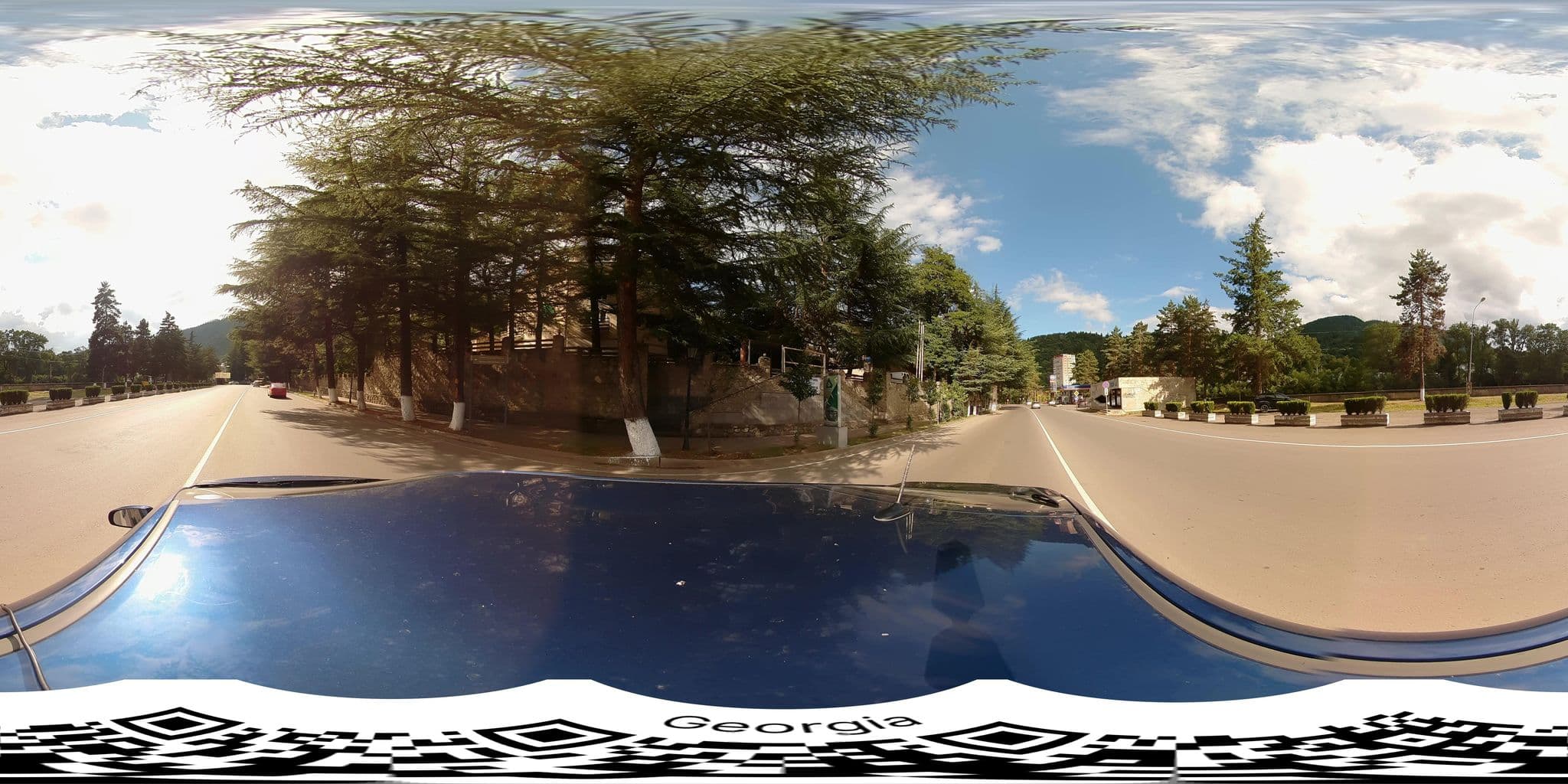 Street view near Kheoba Hotel, Borjomi — © bumbeishvili (CC BY-SA · Mapillary)