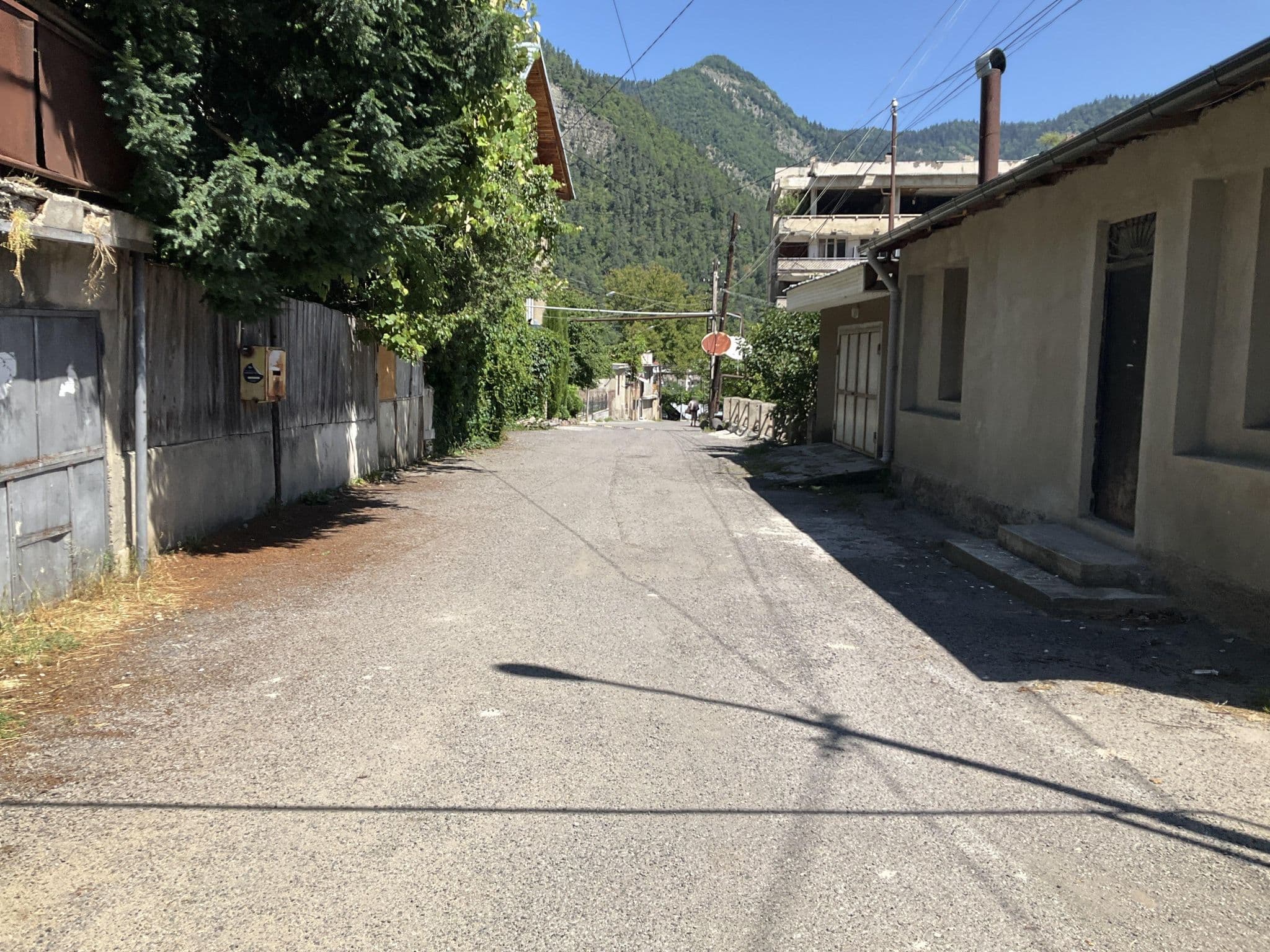 Street view near Emma's Guesthouse, Borjomi — © thelastofmaddogs (CC BY-SA · Mapillary)