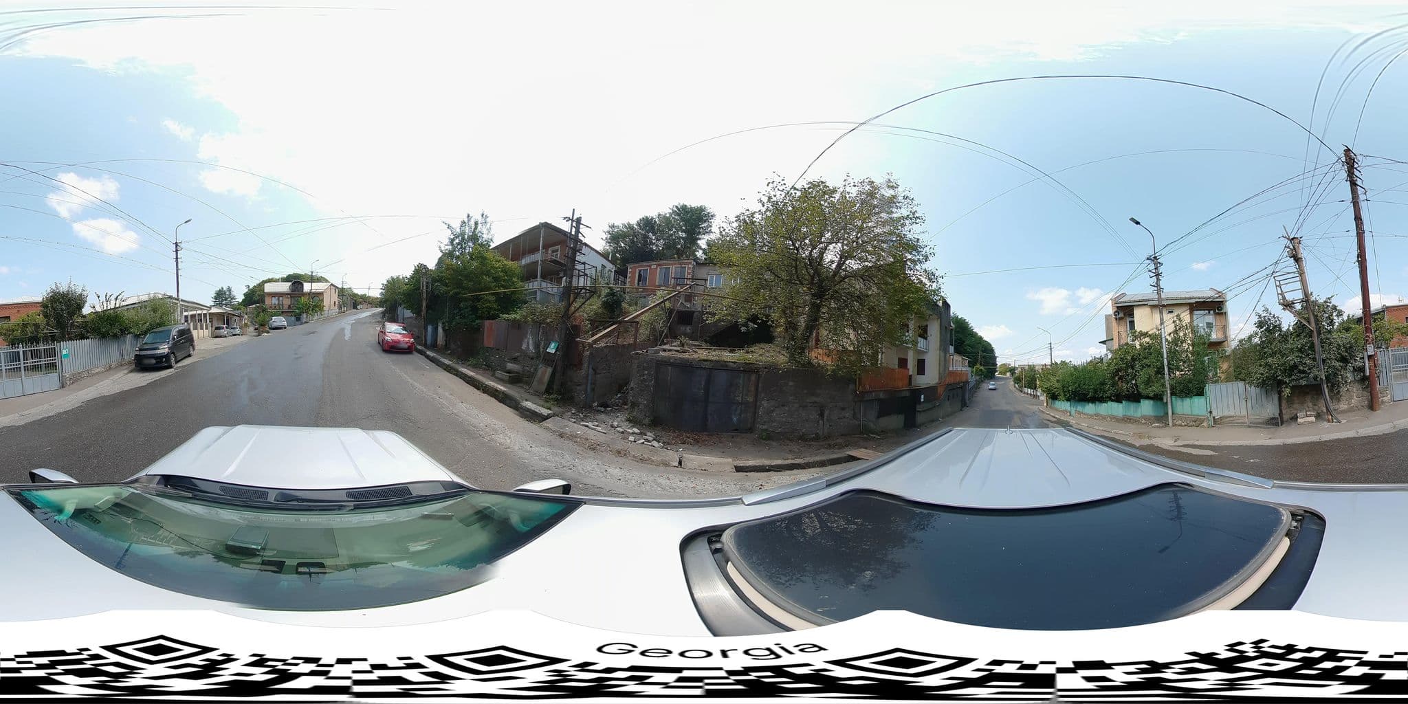 Street view near Green Flower Hotel, Kutaisi — © bumbeishvili (CC BY-SA · Mapillary)