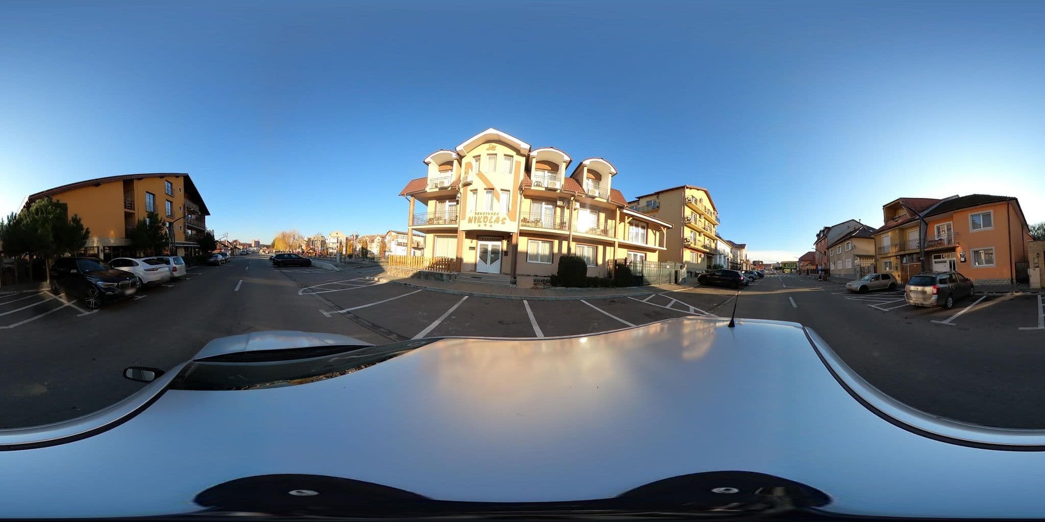 Street view near Pensiunea Nikolas, Cordău — © gisbihor (CC BY-SA · Mapillary)