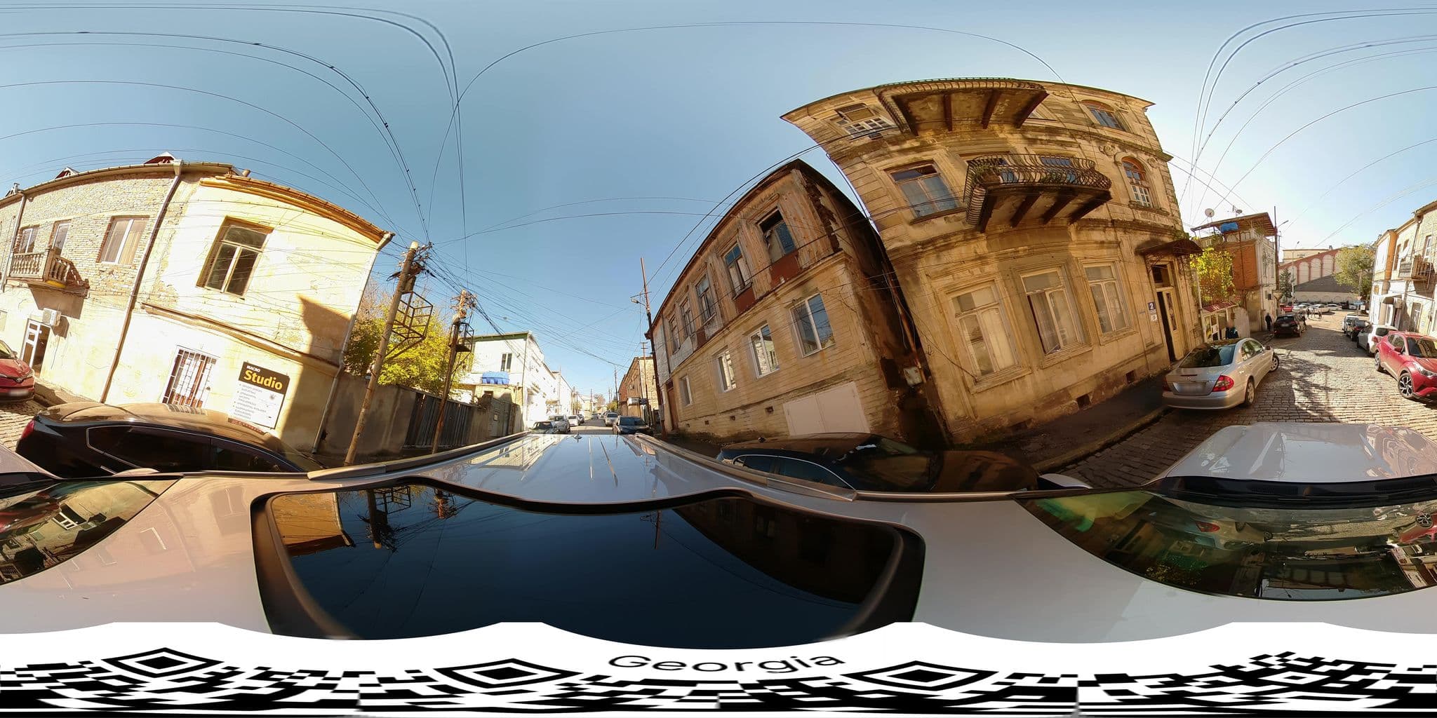 Street view near Hotel Grandera, Kutaisi — © bumbeishvili (CC BY-SA · Mapillary)