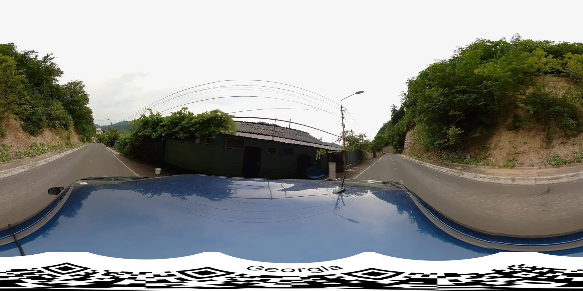 Street view near Plato Apartament, Borjomi — © bumbeishvili (CC BY-SA · Mapillary)