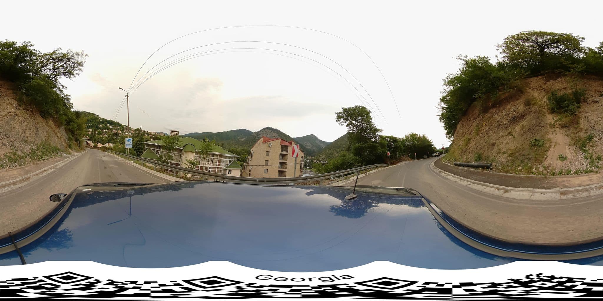 Street view near Hostel Anna, Borjomi — © bumbeishvili (CC BY-SA · Mapillary)