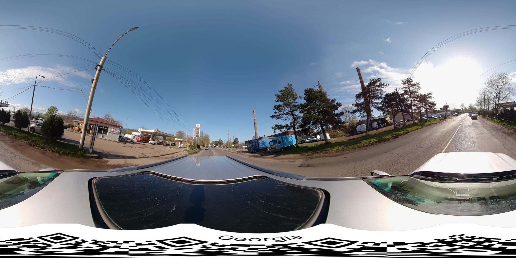 Street view near Motel Socar, Zestaponi — © bumbeishvili (CC BY-SA · Mapillary)