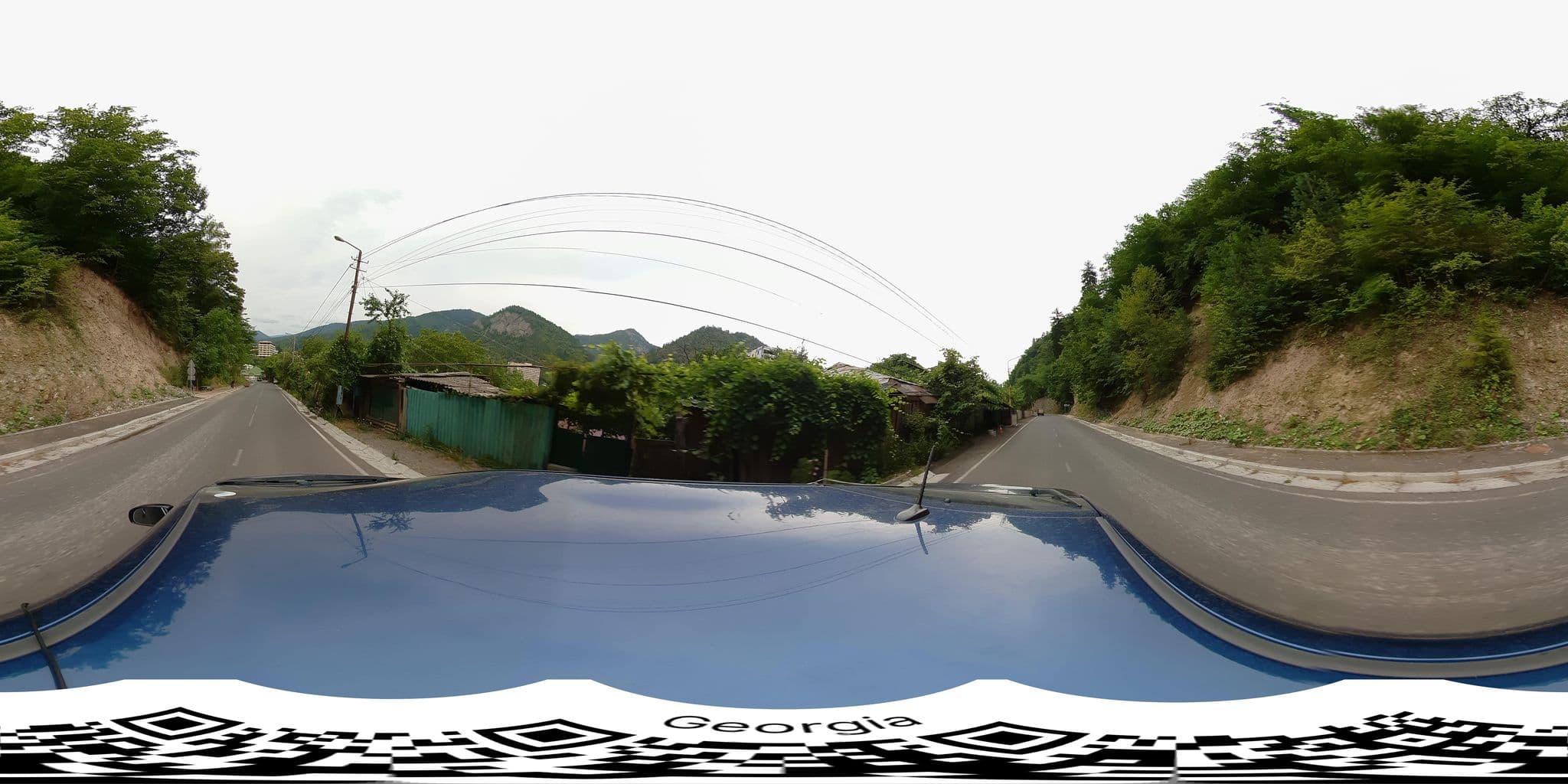 Street view near Happy Pandas, Borjomi — © bumbeishvili (CC BY-SA · Mapillary)