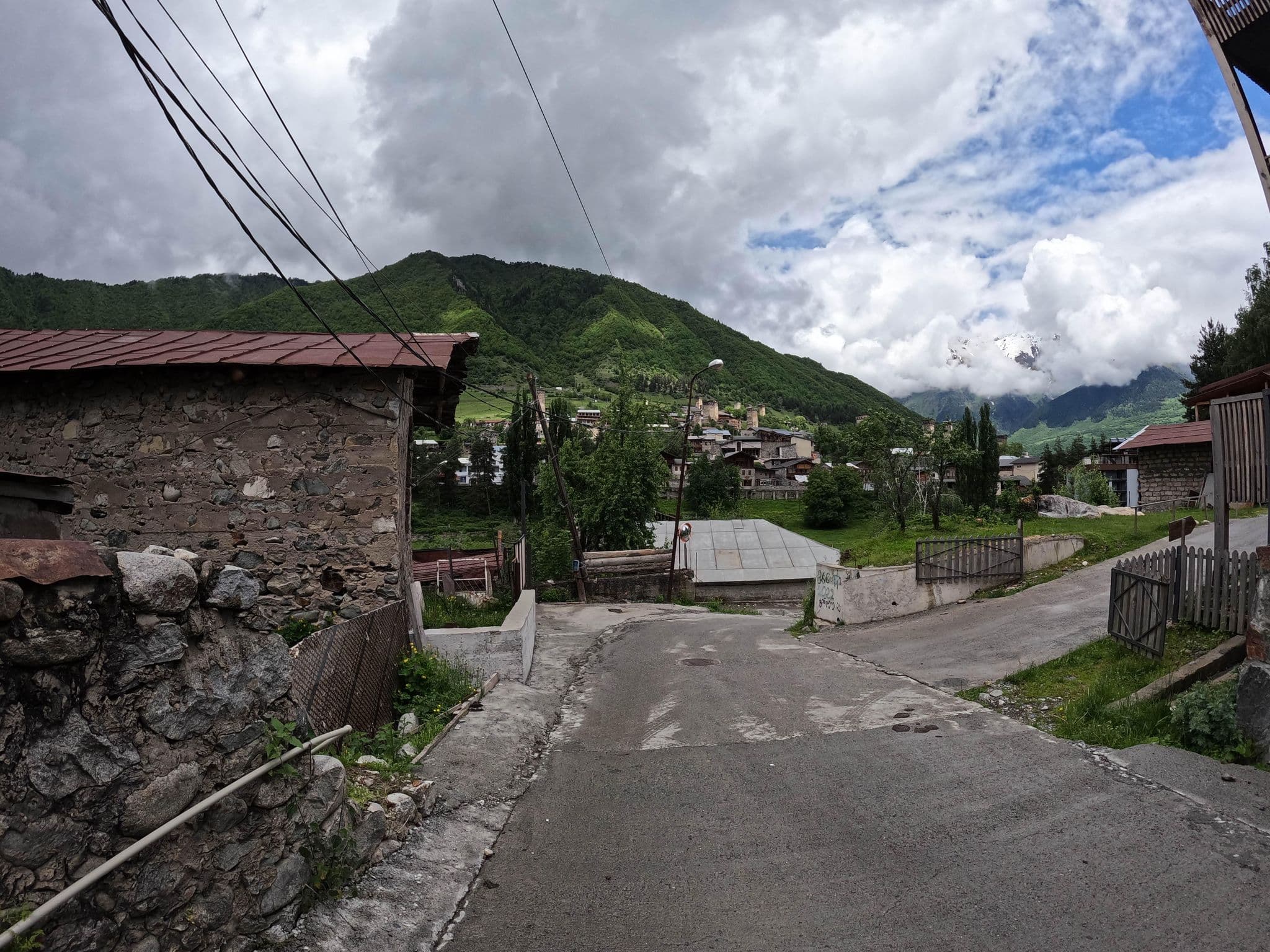 Street view near Hotel Lahili, Mestia — © lucomsky (CC BY-SA · Mapillary)