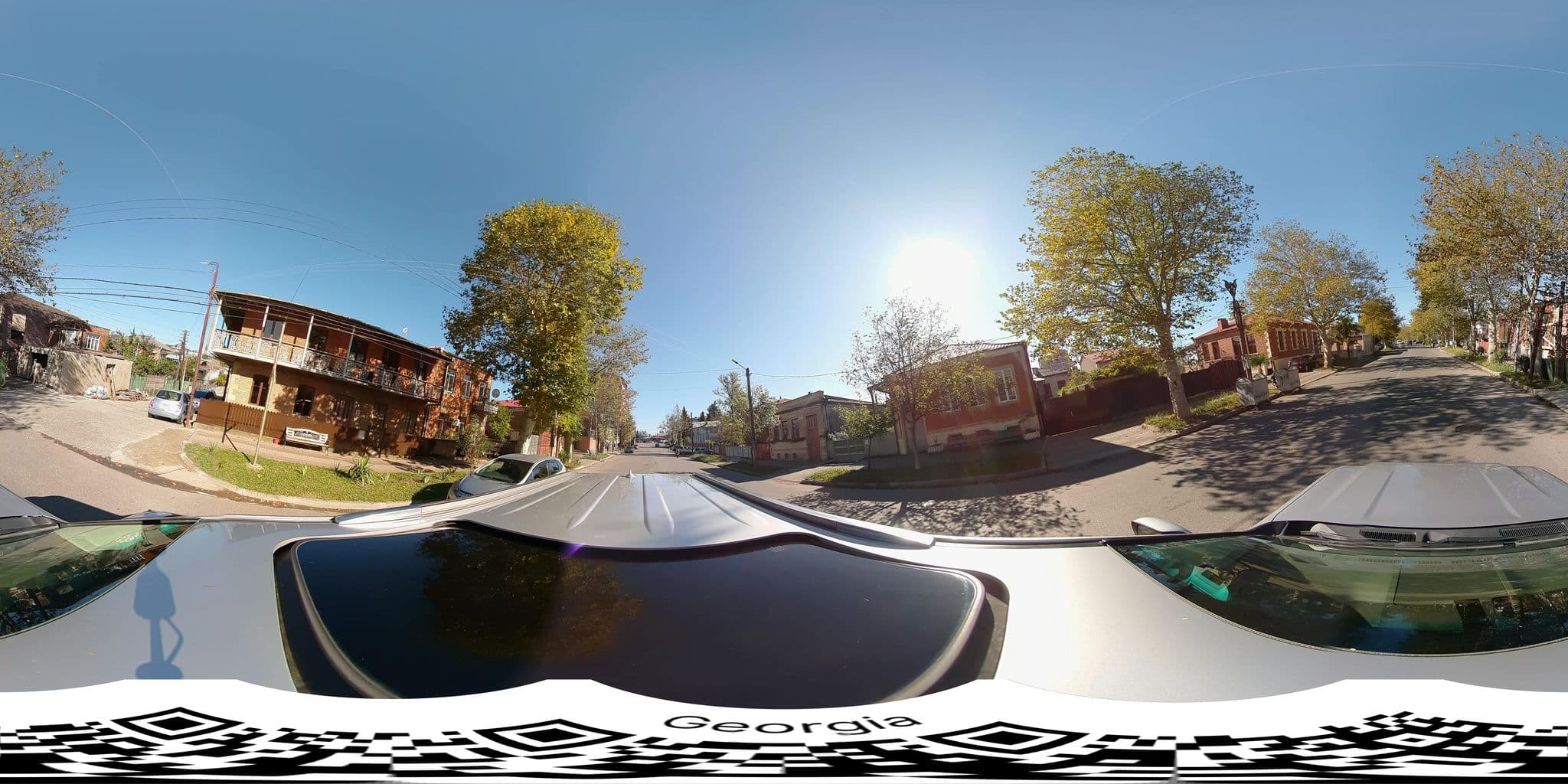 Street view near Mizandari Guest House, Kutaisi — © bumbeishvili (CC BY-SA · Mapillary)