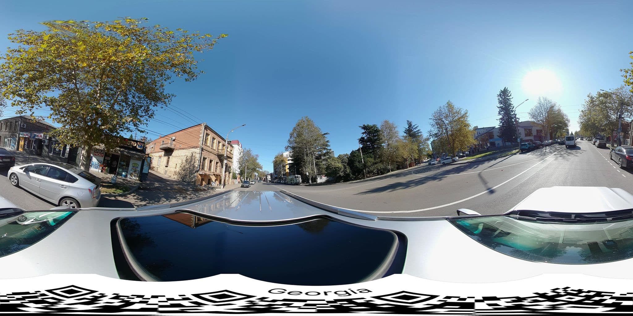 Street view near Traveller's House, Kutaisi — © bumbeishvili (CC BY-SA · Mapillary)