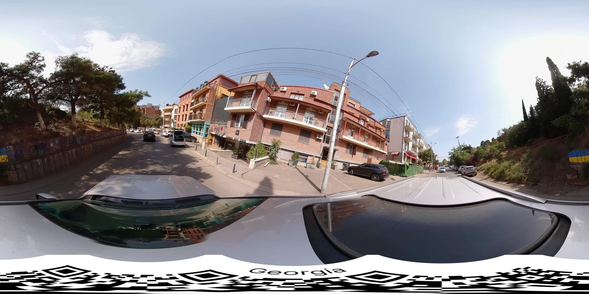 Street view near Tbilisi View Hotel, Okroq’ana — © bumbeishvili (CC BY-SA · Mapillary)