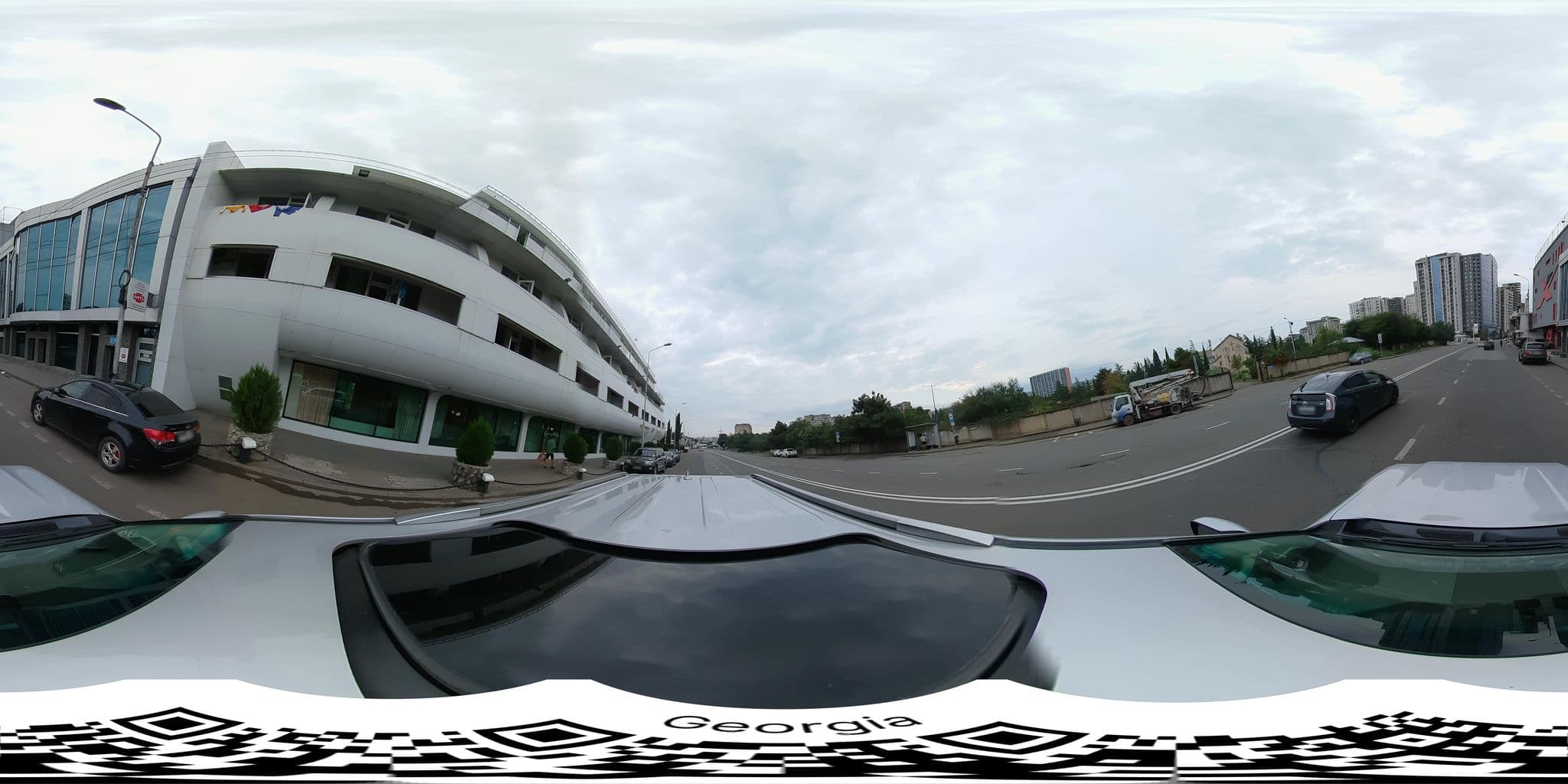 Street view near Cruise Hotel, Dighomi — © bumbeishvili (CC BY-SA · Mapillary)