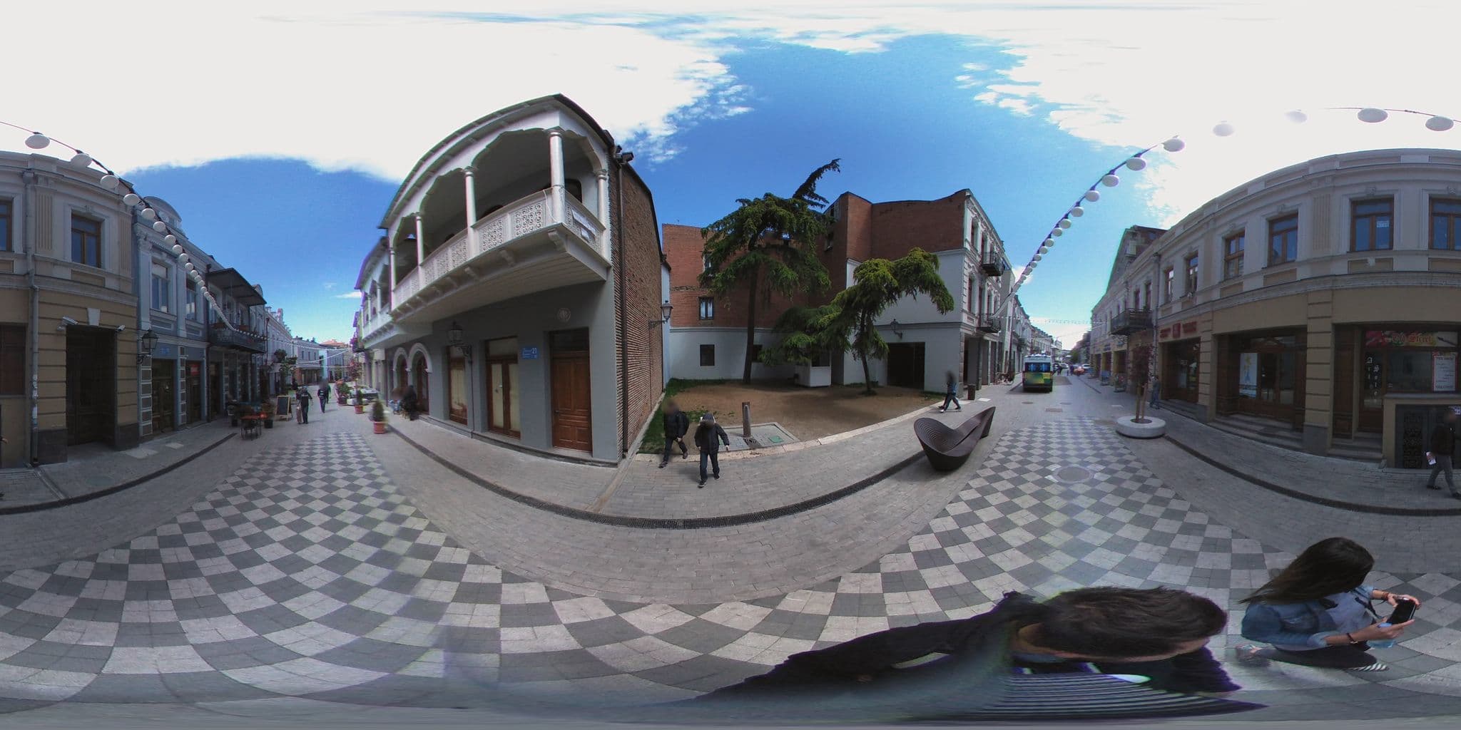 Street view near Hostel Old Tbilisi, Tbilisi — © chrisbeddow (CC BY-SA · Mapillary)