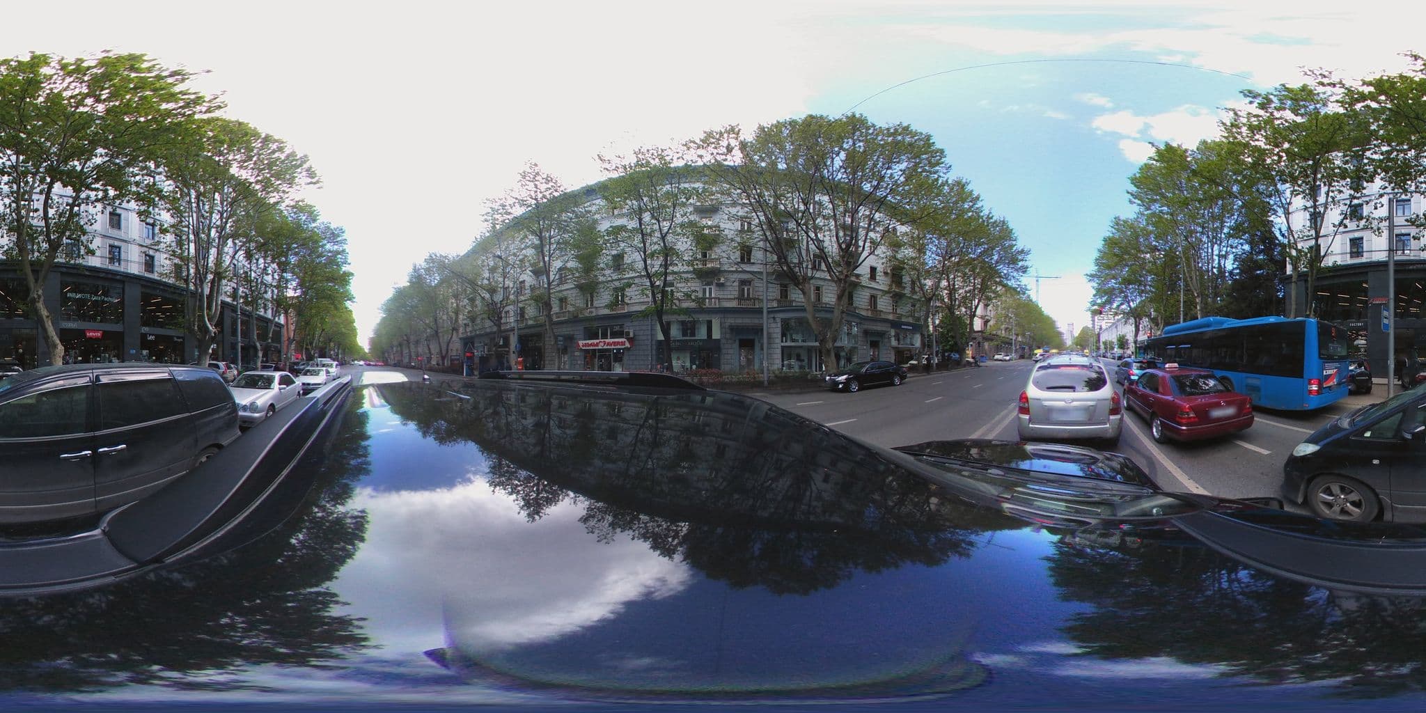 Street view near Gallery Art Hotel, Okroq’ana — © chrisbeddow (CC BY-SA · Mapillary)