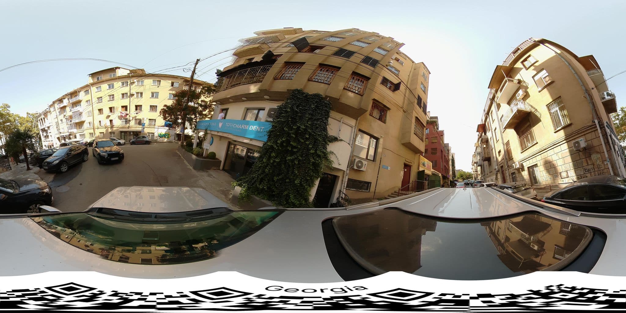 Street view near Hotel VIP Victoria, Okroq’ana — © bumbeishvili (CC BY-SA · Mapillary)