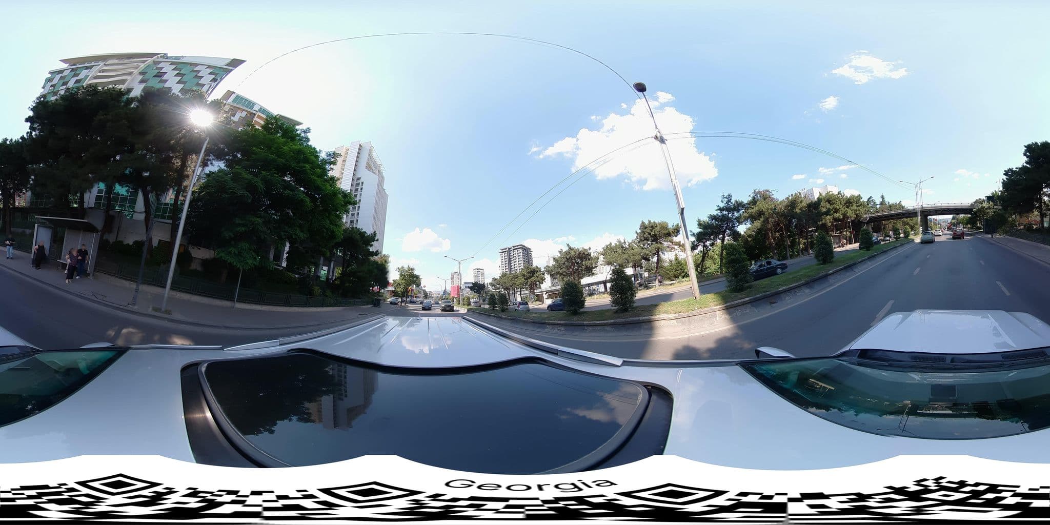 Street view near Green Tower Hotel, Dighomi — © bumbeishvili (CC BY-SA · Mapillary)