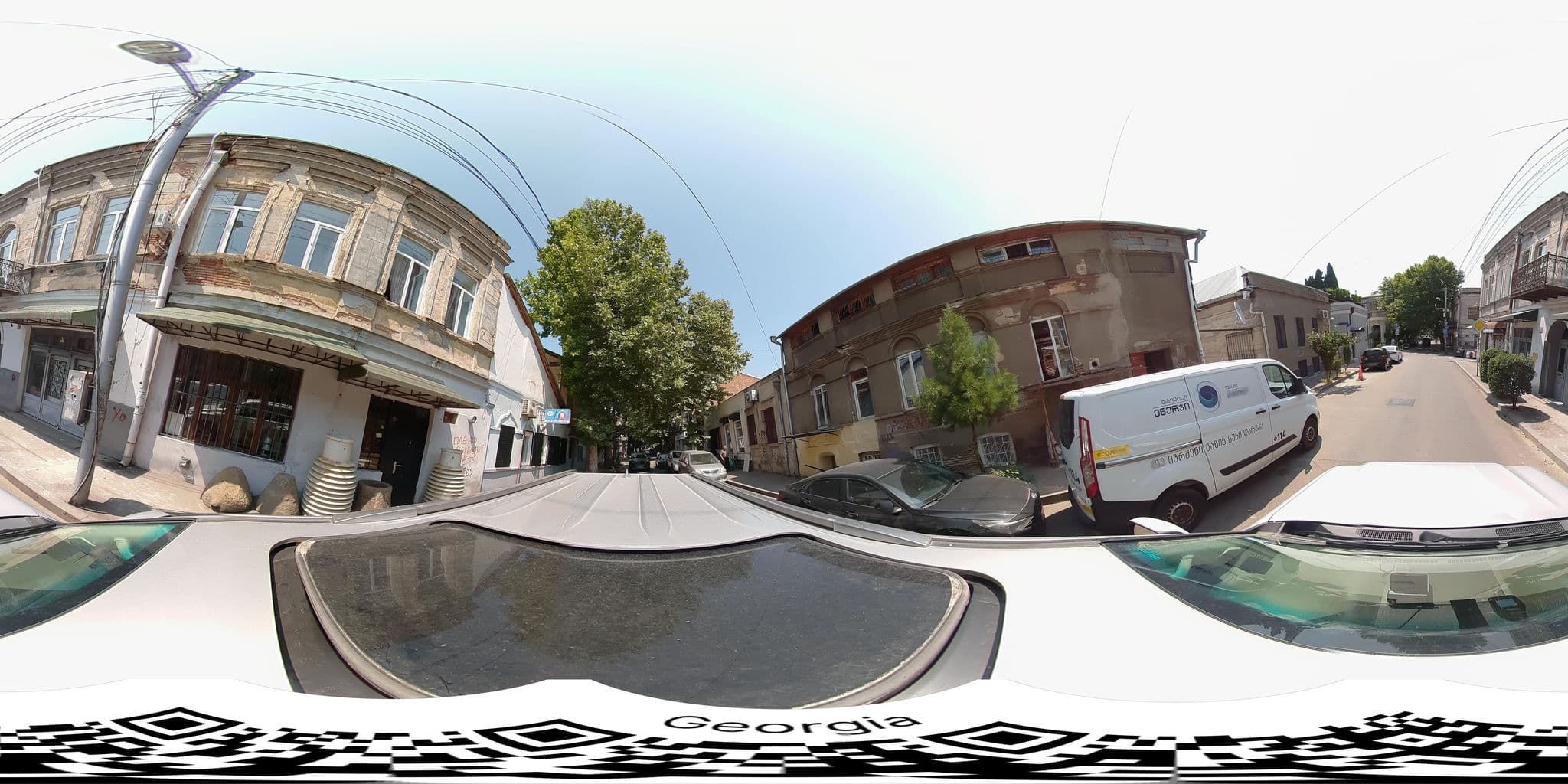 Street view near Chemi Hostel, Tbilisi — © bumbeishvili (CC BY-SA · Mapillary)