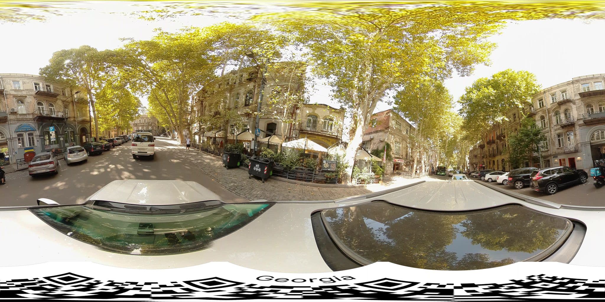 Street view near Lost Inn Tbilisi, Okroq’ana — © bumbeishvili (CC BY-SA · Mapillary)