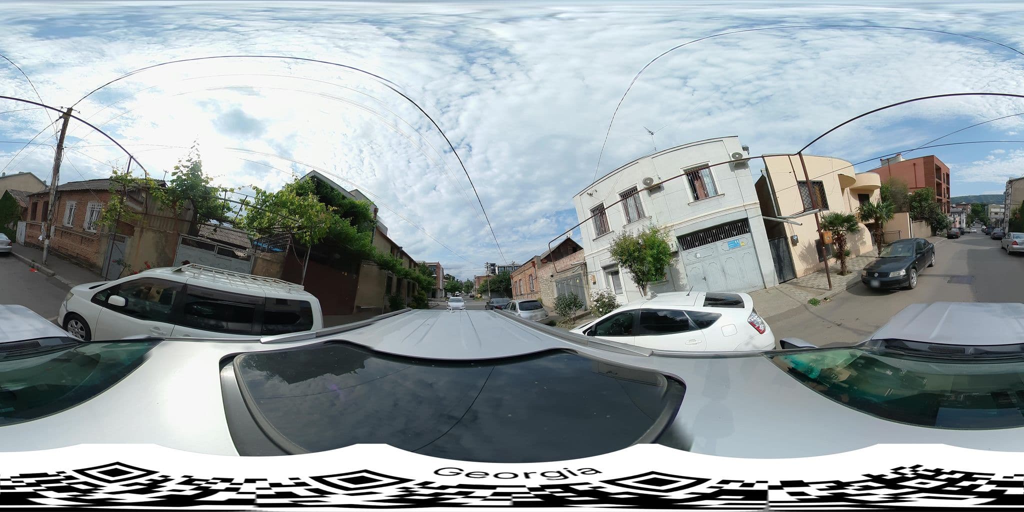 Street view near Flamingo Hotel, Tbilisi — © bumbeishvili (CC BY-SA · Mapillary)