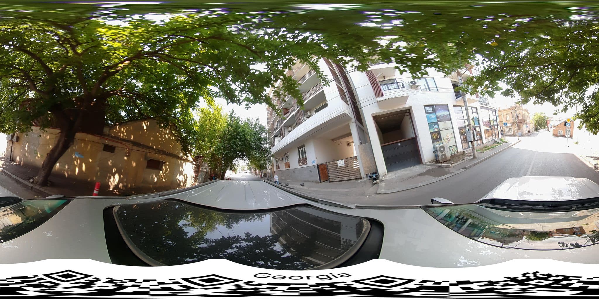Street view near Magnolia Hotel, Tbilisi — © bumbeishvili (CC BY-SA · Mapillary)
