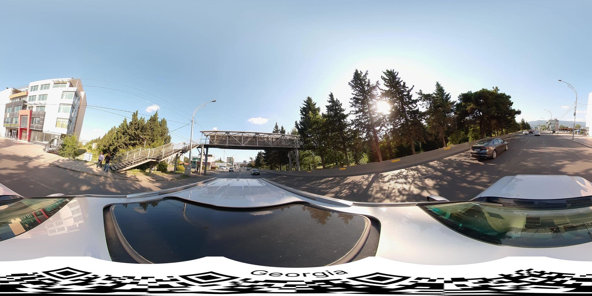 Street view near Hotel Restaurant Kavkaz, Dighomi — © bumbeishvili (CC BY-SA · Mapillary)