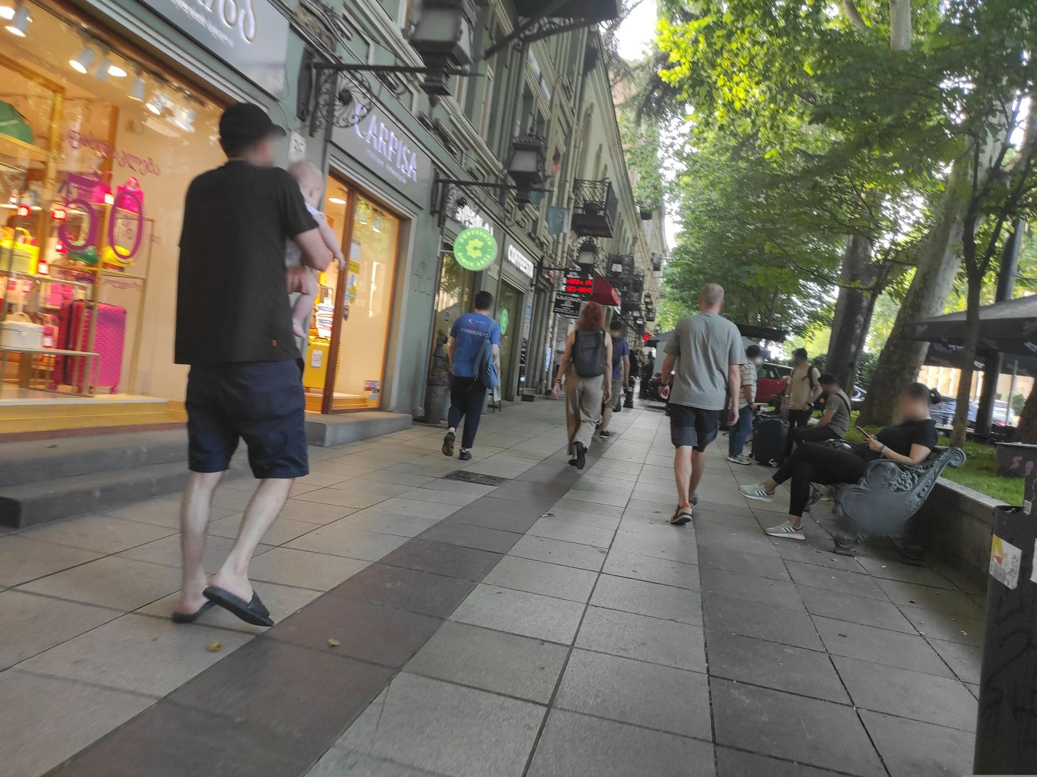 Street view near Hotel Rastaveli, Okroq’ana — © David_Osipov (CC BY-SA · Mapillary)