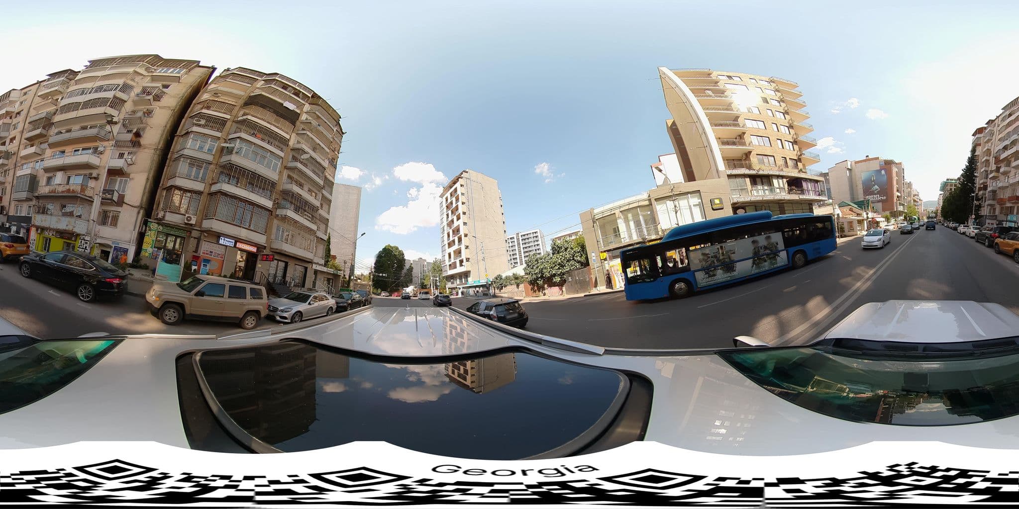 Street view near Green Yard Hostel, Okroq’ana — © bumbeishvili (CC BY-SA · Mapillary)