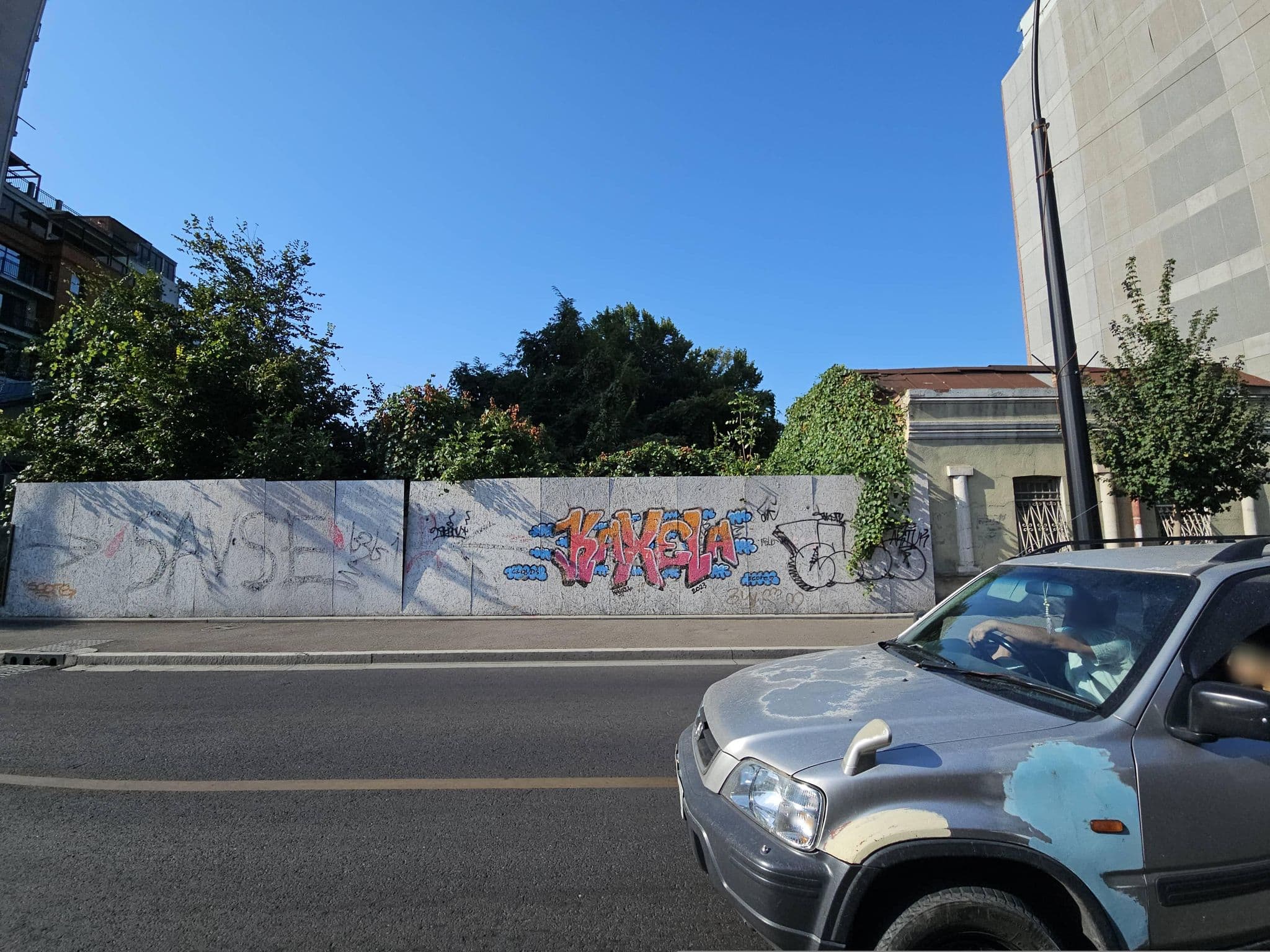 Street view near Pushkin Hotel, Tbilisi — © kirikset (CC BY-SA · Mapillary)