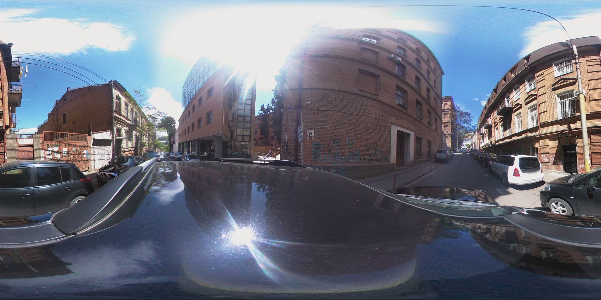 Street view near Home 6, Okroq’ana — © chrisbeddow (CC BY-SA · Mapillary)