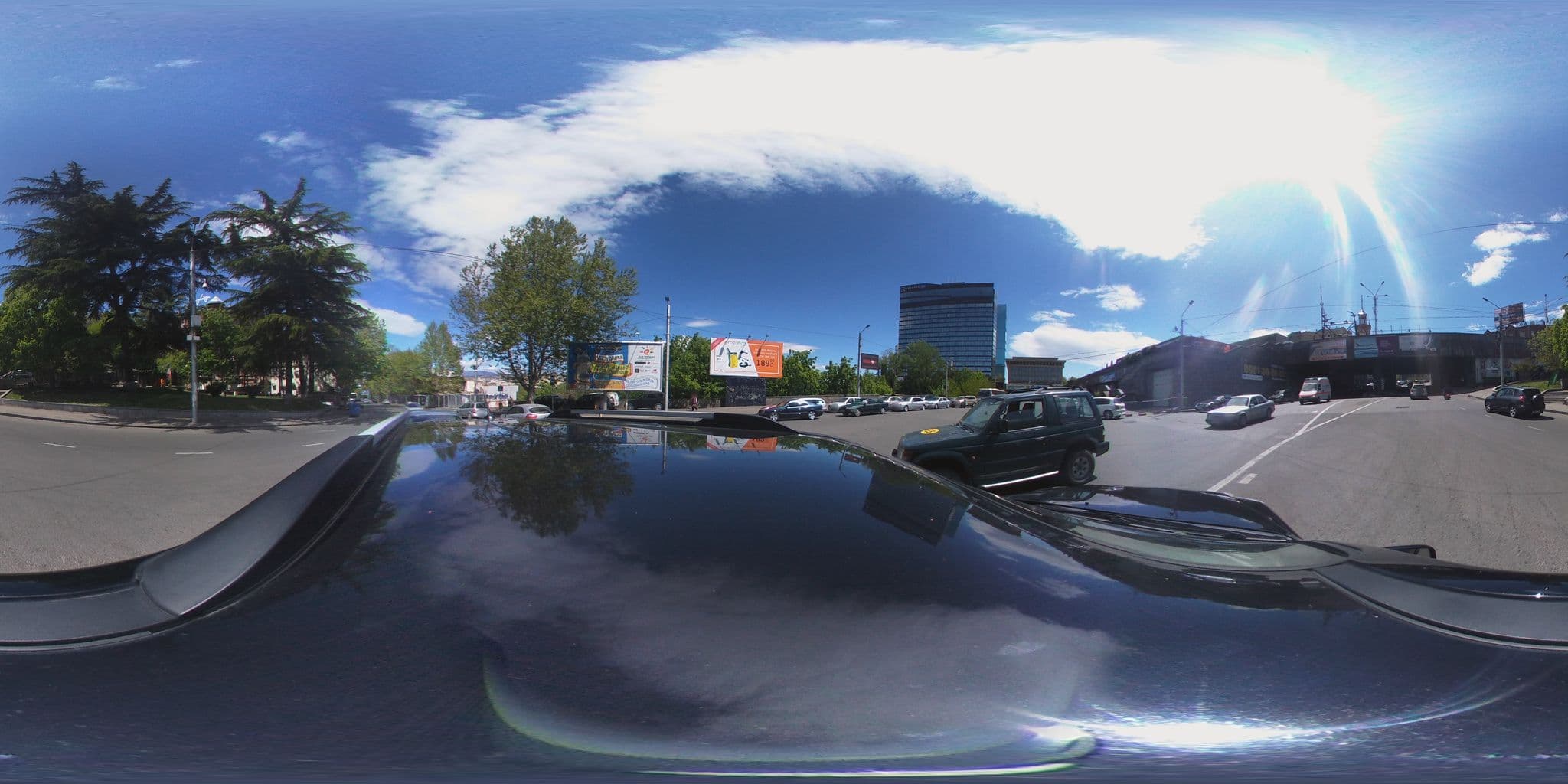 Street view near Hotel Rozmarin, Okroq’ana — © chrisbeddow (CC BY-SA · Mapillary)