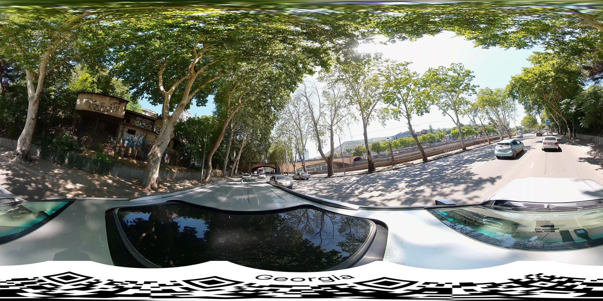 Street view near Hotel Monday, Okroq’ana — © bumbeishvili (CC BY-SA · Mapillary)