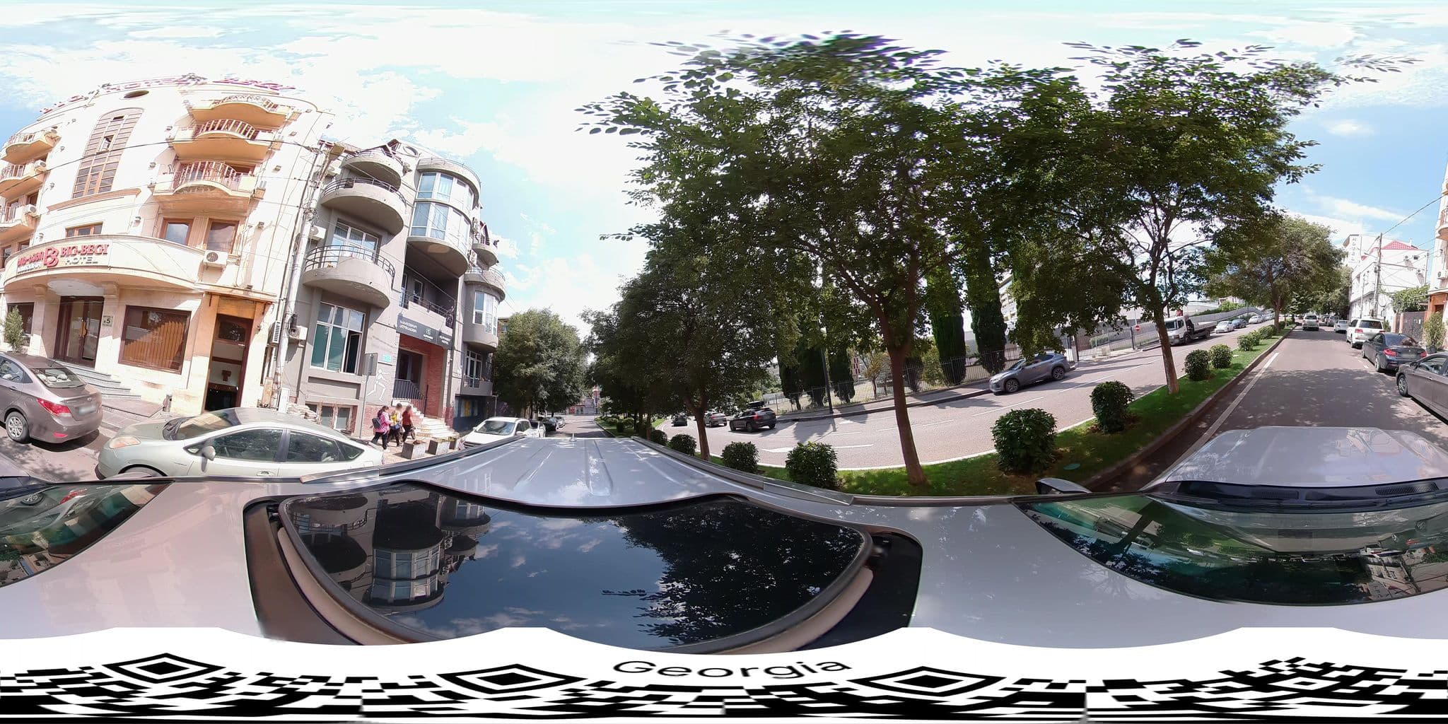 Street view near big-begi Hotel, Tbilisi — © bumbeishvili (CC BY-SA · Mapillary)