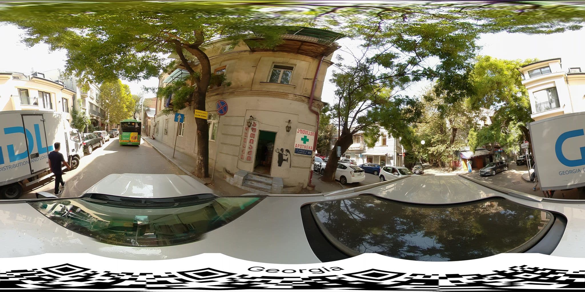Street view near Hotel Garnet Tbilisi, Okroq’ana — © bumbeishvili (CC BY-SA · Mapillary)